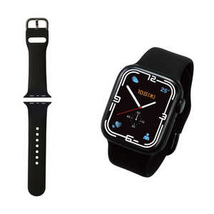 쥳 ELECOM Apple Watch 41/40/38mm/Х/ꥳ/֥å AW-41BDSCBK