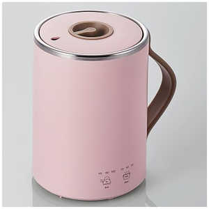 エレコム ELECOM マグカップ型電気なべ/COOK MUG/350mL/湯沸かし/煮込み/ピンク ピンク HACEP01PN