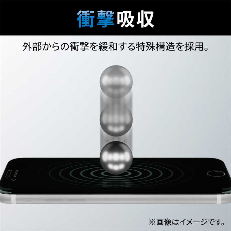 エレコム　ELECOM エレコム　ELECOM iPhone SE 第3世代/第2世代/8/7専用 フィルム/衝撃吸収/ブルーライトカット/高透明 PMA22SFLBLGPN PMA22SFLBLGPN