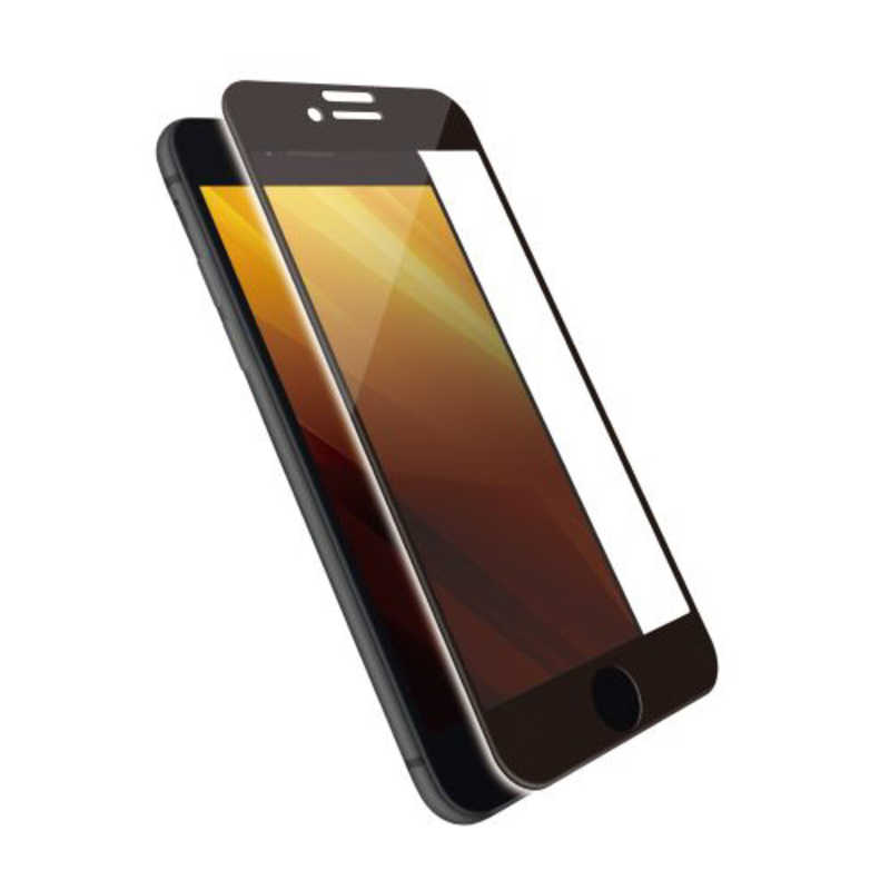 エレコム　ELECOM エレコム　ELECOM iPhone SE 第3世代/第2世代/8/7専用 フルカバーガラスフィルム/フレーム付き/高透明/ブラック PMA22SFLGF PMA22SFLGF
