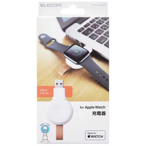 エレコム　ELECOM Apple Watch磁気充電アダプター/USB-A/直挿し/ホワイト MPAAWADWH