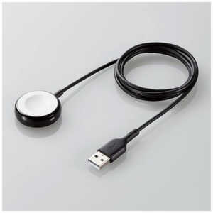 エレコム　ELECOM Apple Watch磁気充電ケーブル/高耐久/USB-A/1.2m/ブラック MPAAWAS12BK