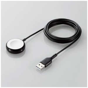 エレコム　ELECOM Apple Watch磁気充電ケーブル/高耐久/USB-A/2.0m/ブラック MPAAWAS20BK