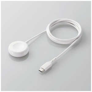 エレコム　ELECOM Apple Watch磁気充電ケーブル/高耐久/USB-C/1.2m/ホワイト MPAAWCS12WH