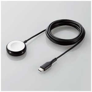 エレコム　ELECOM Apple Watch磁気充電ケーブル/高耐久/USB-C/2.0m/ブラック MPAAWCS20BK