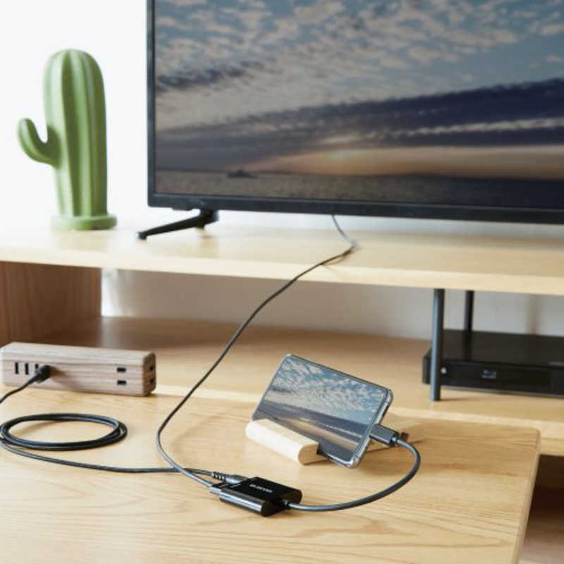 エレコム　ELECOM エレコム　ELECOM 変換ケーブル USB Type-C to HDMI 0.15m ミラーリング対応 ストリーミング対応 60Hz MPA-CHDMIPD015B MPA-CHDMIPD015B