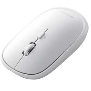エレコム　ELECOM マウス Slint ホワイト ［BlueLED /無線(ワイヤレス) /4ボタン /Bluetooth］ M-TM15BBWH