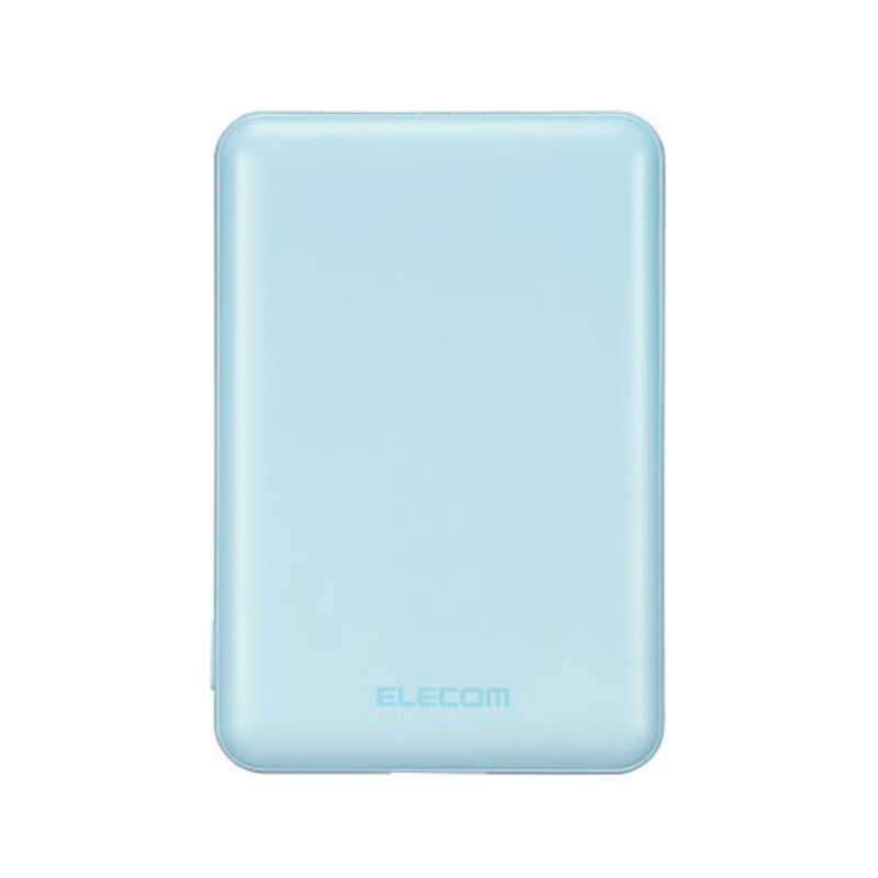 エレコム　ELECOM エレコム　ELECOM 薄型コンパクトモバイルバッテリー(Cx1＋Ax1) ブルー [2ポート] DE-C37-5000BU DE-C37-5000BU
