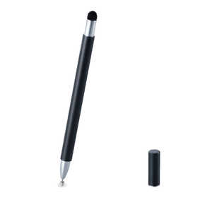 エレコム ELECOM タッチペン スタイラスペン スリム 超感度 ディスクタイプ マグネットキャップ付 2Way ( iPad iPhone Android各種 スマホ タブレット )対応 ブ