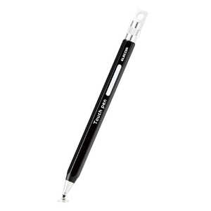 エレコム ELECOM タッチペン スタイラスペン ディスクタイプ 六角鉛筆型 ペン先交換可 ストラップホール付 ブラック PTPENDEBK エレコム ELECOM タッチペン スタイラスペン ディスクタイプ 六角鉛筆型 ペン先交換可 ストラップホール付 ブラック PTPENDEBK