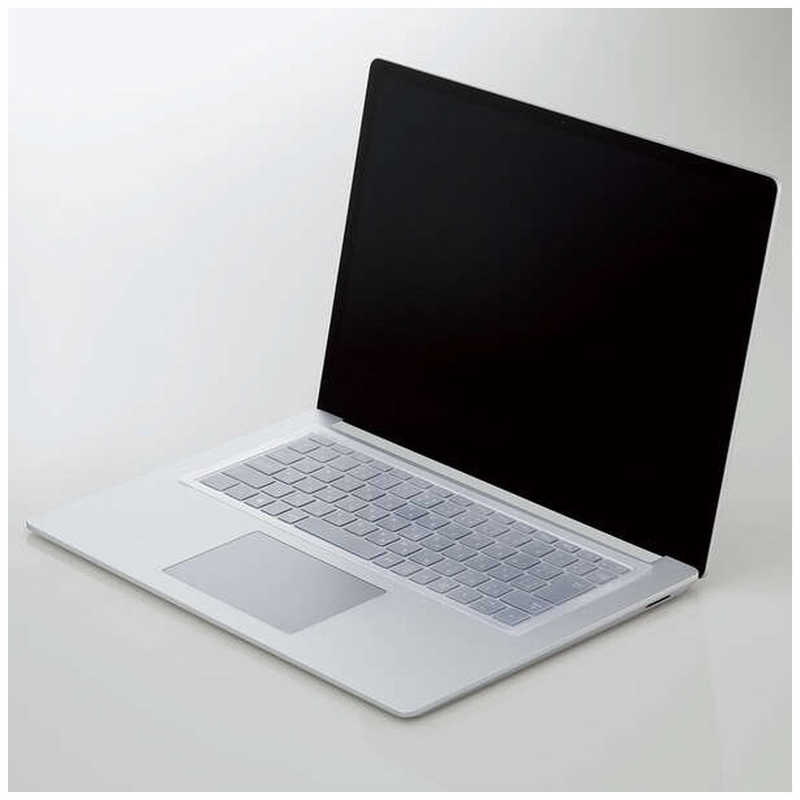 エレコム　ELECOM エレコム　ELECOM キーボードカバー Microsoft Surface Laptop 4 3 (13.5インチ・15インチ) 対応 抗菌 防塵 クリア PKPMSL4 PKPMSL4
