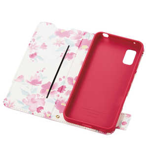 エレコム　ELECOM AQUOS wish2(SH-51C)/AQUOS wish(SHG06)/レザーケース/手帳型/UltraSlim/Flowers/薄型/磁石付き/ディープピンク PM-S223PLFUJPND