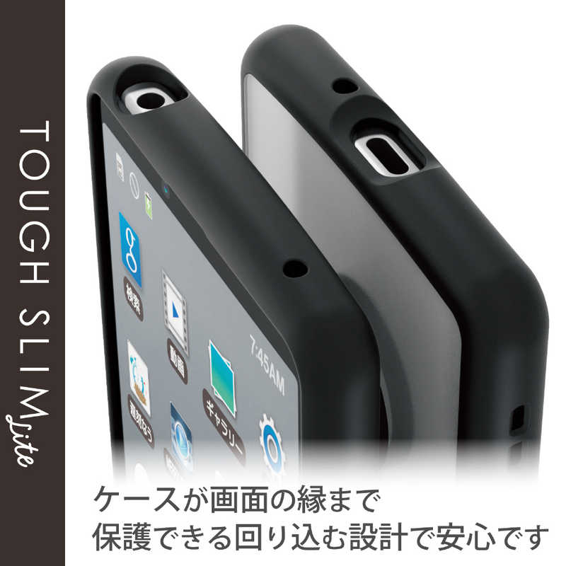 エレコム　ELECOM エレコム　ELECOM Xperia 10 IV/ハイブリッドケース/TOUGH SLIM LITE/フレームカラー/リング付き/ブラック PM-X222TSLFCRBK PM-X222TSLFCRBK