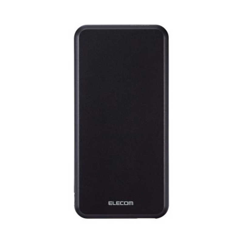 エレコム　ELECOM エレコム　ELECOM モバイルバッテリー 10000mAh 大容量 15W / 3A 15W / 3A 入出力( Type-C ×1 ) 出力( USB-A ×1 ) おまかせ充電対応 充電器 ブラック DE-C38-10000BK DE-C38-10000BK