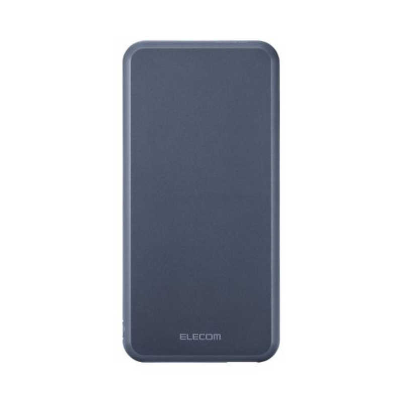 エレコム　ELECOM エレコム　ELECOM モバイルバッテリー 10000mAh 大容量 15W / 3A 15W / 3A 入出力( Type-C ×1 ) 出力( USB-A ×1 ) おまかせ充電対応 充電器 ブルー DE-C38-10000BU DE-C38-10000BU