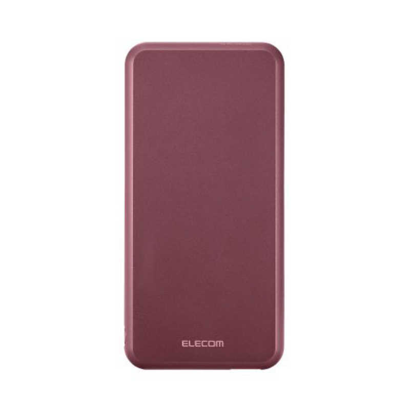 エレコム　ELECOM エレコム　ELECOM モバイルバッテリー 10000mAh 大容量 15W / 3A 15W おまかせ充電対応 充電器 レッド DE-C38-10000RD DE-C38-10000RD