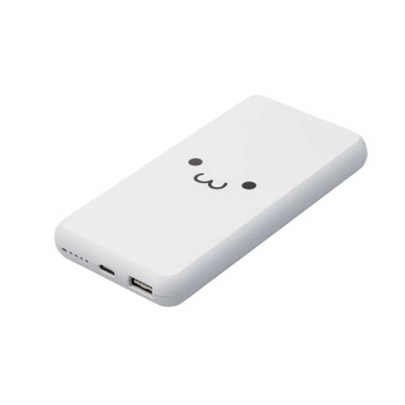 エレコム　ELECOM エレコム　ELECOM モバイルバッテリー 10000mAh 大容量 15W ／ 3A 15W ／ 3A 入出力（ Type-C ×1 ） 出力（ USB-A ×1 ） ホワイトフェイス DE-C38-10000WF DE-C38-10000WF