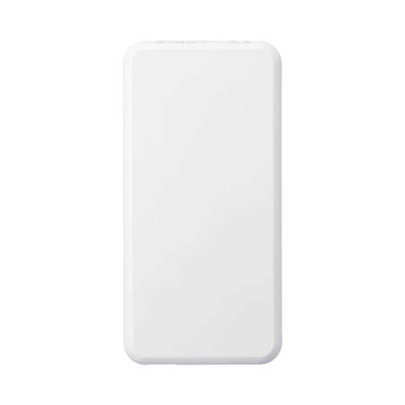 エレコム　ELECOM エレコム　ELECOM モバイルバッテリー 10000mAh 大容量 15W / 3A 15W おまかせ充電対応 充電器 ホワイト DE-C38-10000WH DE-C38-10000WH