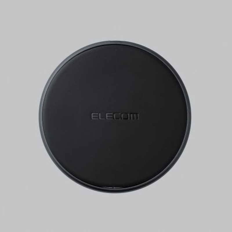エレコム　ELECOM エレコム　ELECOM ワイヤレス充電器/Qi規格対応/10W/7.5W/5W/卓上タイプ/ブラック W-QA20BK W-QA20BK