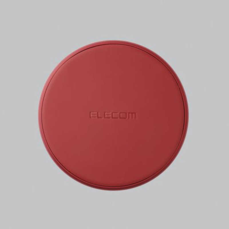 エレコム　ELECOM エレコム　ELECOM ワイヤレス充電器/Qi規格対応/10W/7.5W/5W/卓上タイプ/レッド W-QA20RD W-QA20RD