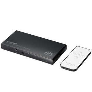 エレコム ELECOM HDMI 切替器 (Type-C×1入力/HDMI×3入力/1出力/4K 60Hz/手動) DH-SW4KC41BK エレコム ELECOM HDMI 切替器 (Type-C×1入力/HDMI×3入力/1出力/4K 60Hz/手動) DH-SW4KC41BK