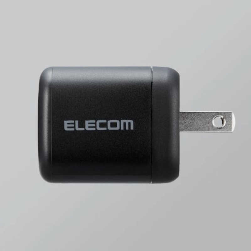 エレコム　ELECOM エレコム　ELECOM ノートPC向けACアダプター／USB充電器／USB Power Delivery認証／45W／Type-C1ポート／スイングプラグ／ブラック  ACDC-PD2245BK ACDC-PD2245BK
