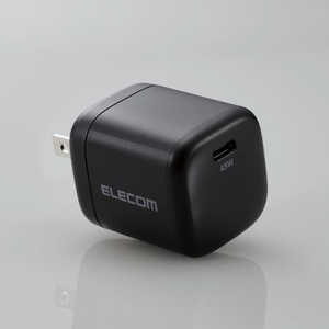 쥳 ELECOM ΡPCACץUSBŴUSB Power Deliveryǧڡ45WType-C1ݡȡ󥰥ץ饰֥å ACDC-PD2245BK