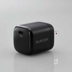 쥳 ELECOM ACŴUSBŴUSB Power Deliveryǧڡ45WUSB-C1ݡȡ󥰥ץ饰֥å MPA-ACCP29BK