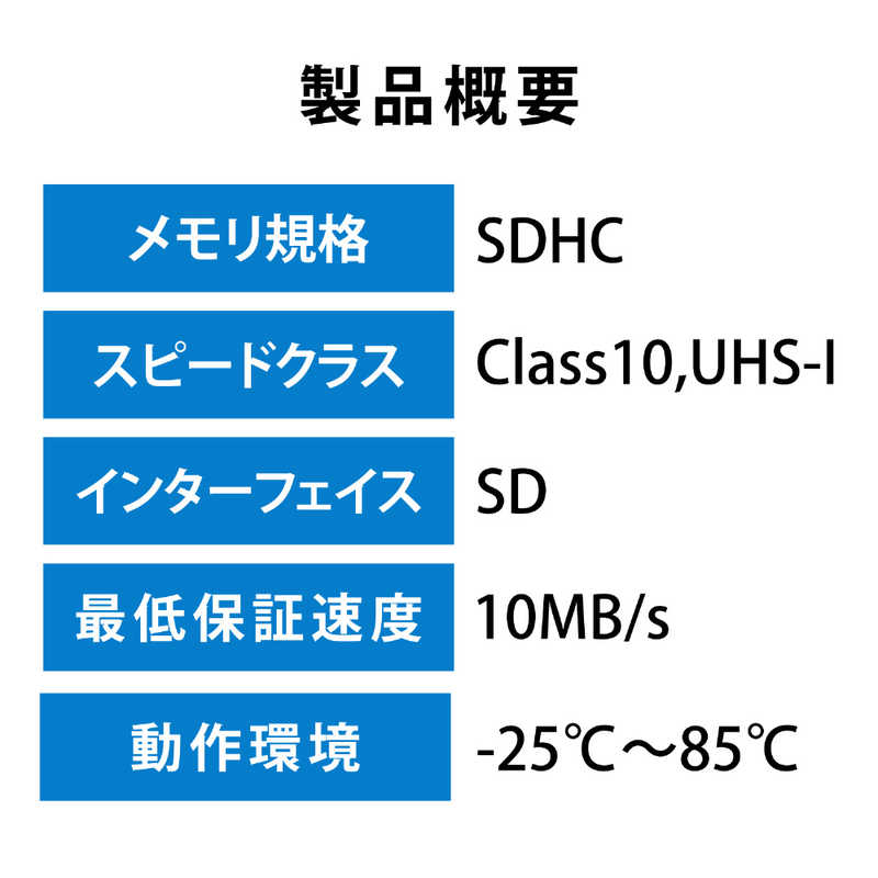 エレコム　ELECOM エレコム　ELECOM SDHCカード 車載用/高耐久 (32GB) MF-DRSD032GU11 MF-DRSD032GU11