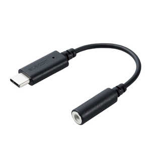 쥳 ELECOM C Ѵ ֥ USB Type C to ۥ󥸥å DAC  ֥å MPA-C35DBK