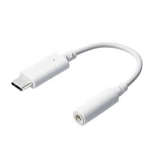 쥳 ELECOM C Ѵ ֥ USB Type C to ۥ󥸥å DAC  ۥ磻 MPA-C35DWH