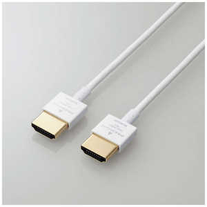 쥳 ELECOM HDMI֥ Premium HDMI ۥ磻 [1.8m /HDMIHDMI /ॿ /4Kб] CAC-APHDPSS18WH