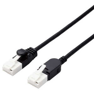 エレコム ELECOM LANケーブル CAT6A 準拠 10m スリム スイングコネクタ 高速 10Gbps ストレート 爪折れ防止 ブラック LD-GPATSW/BK100 エレコム ELECOM LANケーブル CAT6A 準拠 10m スリム スイングコネクタ 高速 10Gbps ストレート 爪折れ防止 ブラック LD-GPATSW/BK100