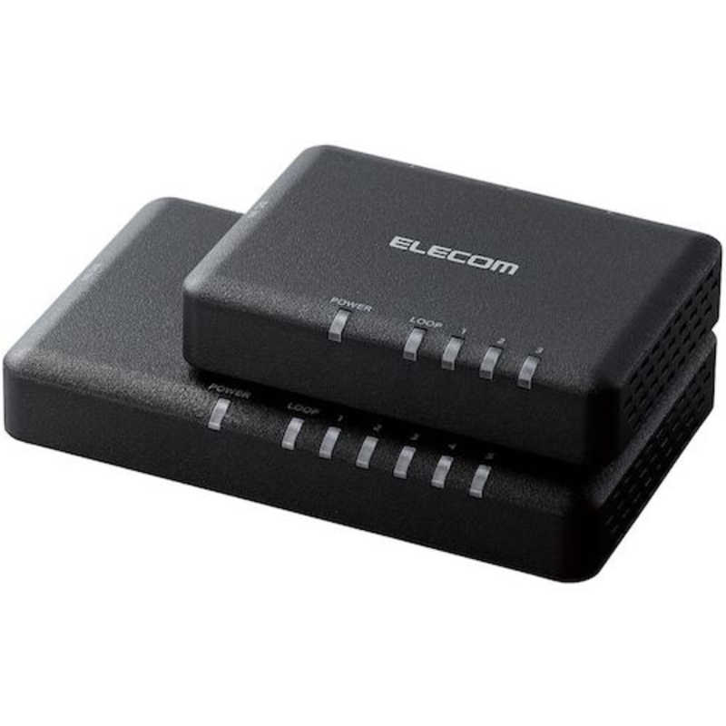 エレコム　ELECOM エレコム　ELECOM Giga対応スイッチングハブ/3ポート/プラスチック筐体/小型/ブラック EHC-G03PA2-SB EHC-G03PA2-SB