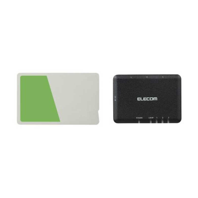 エレコム　ELECOM エレコム　ELECOM Giga対応スイッチングハブ/3ポート/プラスチック筐体/小型/ブラック EHC-G03PA2-SB EHC-G03PA2-SB