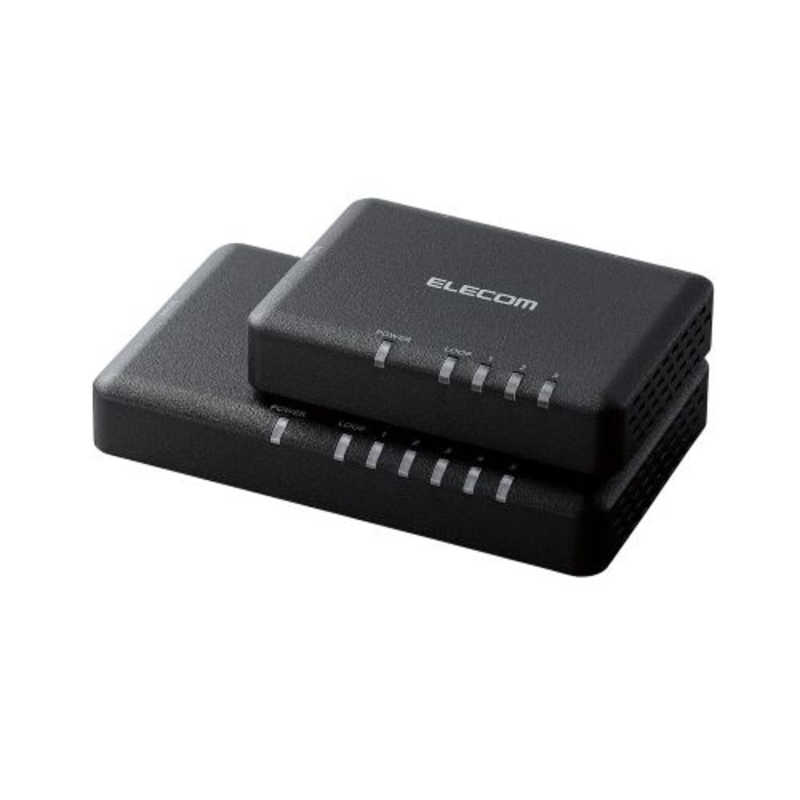 エレコム　ELECOM エレコム　ELECOM Giga対応スイッチングハブ/3ポート/プラスチック筐体/小型/ブラック EHC-G03PA2-SB EHC-G03PA2-SB