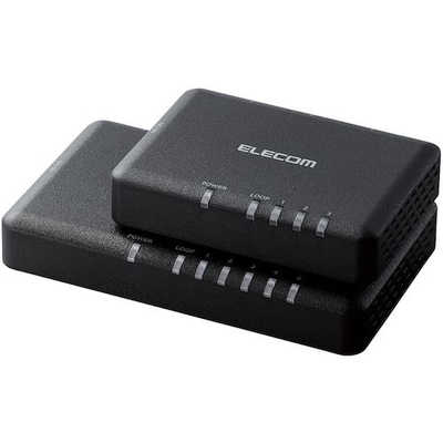 ELECOMスイッチングハブ ギガビット3ポート5セットバラ売り可