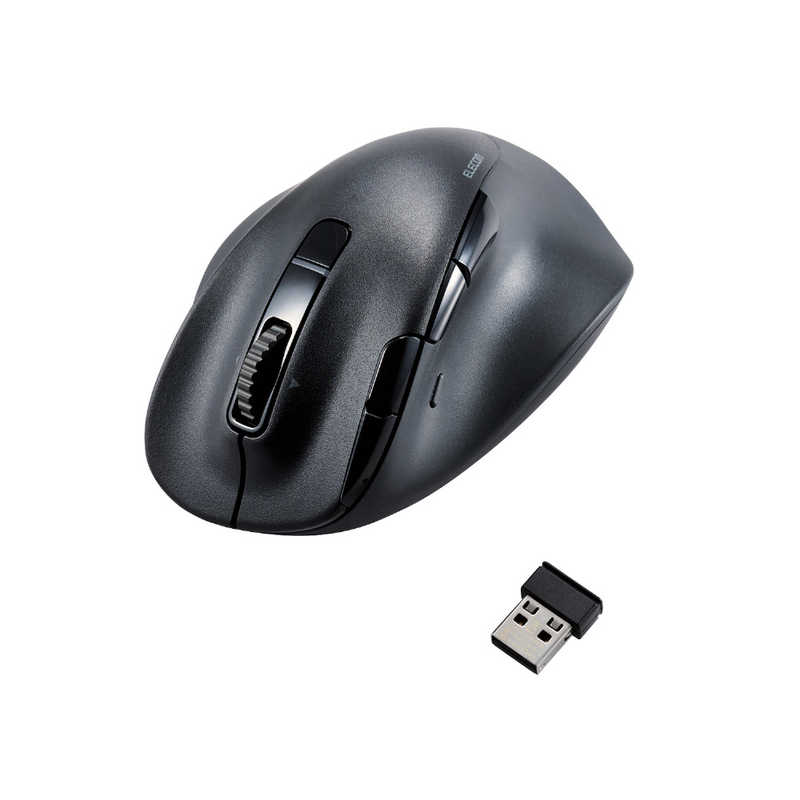 エレコム　ELECOM エレコム　ELECOM マウス EX-G PRO Lサイズ 抗菌［BlueLED /無線(ワイヤレス) /8ボタン /Bluetooth・USB］ ブラック M-XGL50MBSKBK M-XGL50MBSKBK