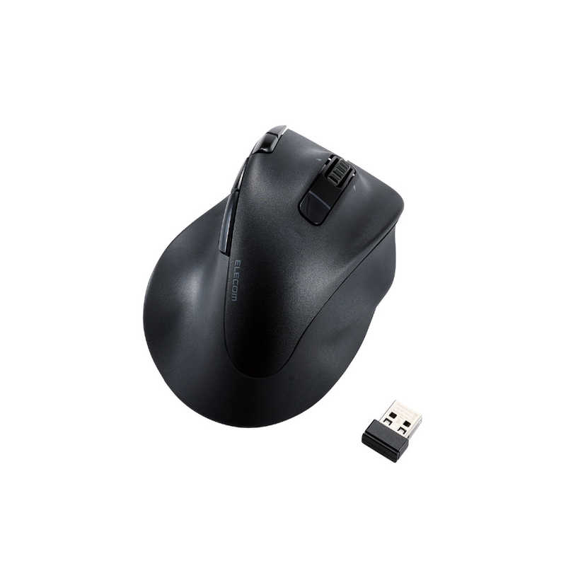 エレコム　ELECOM エレコム　ELECOM マウス EX-G PRO Lサイズ 抗菌［BlueLED /無線(ワイヤレス) /8ボタン /Bluetooth・USB］ ブラック M-XGL50MBSKBK M-XGL50MBSKBK
