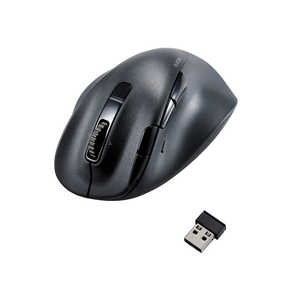 エレコム　ELECOM マウス EX-G PRO Lサイズ 抗菌 [BlueLED /8ボタン /Bluetooth・USB] ブラック M-XGL50MBSKBK