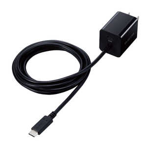 쥳 ELECOM ACŴ/USBŴ/֥η/USB Power Delivery/20W/󥰥ץ饰/֥å MPA-ACCP37BK