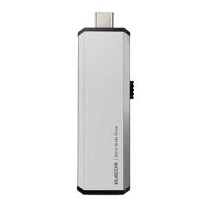쥳 ELECOM SSD դ 500GB USB3.2 Gen2 ɽк600MB/ Ķ 饤ɼ ® Ѿ׷ Type C 1 USB A 1 С ESD-EWA0500GSV