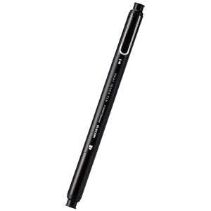 エレコム ELECOM タッチペン スタイラスペン 2WAY ( ディスク + 導電繊維 ) ペン先交換可 キャップ付 ブラック P-TP2WY02SBK エレコム ELECOM タッチペン スタイラスペン 2WAY ( ディスク + 導電繊維 ) ペン先交換可 キャップ付 ブラック P-TP2WY02SBK