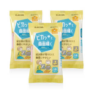쥳 ELECOM վ꡼ʡ åȥƥå Υ󥢥륳 15 3ĥѥå WC-SCDP15P3