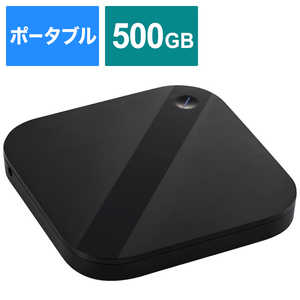 エレコム　ELECOM SSD 外付け 500GB USB3.2 Gen1 読出最大400MB 秒 ブラック ESD-ESH0500GBK