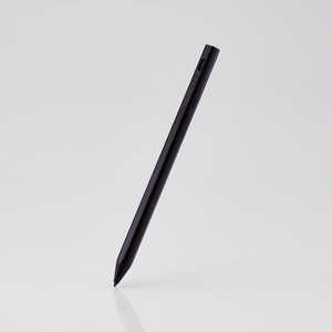 エレコム　ELECOM タッチペン スタイラスペン ( iPad用 各種スマホ・タブレット用 ) 2モード搭載 充電式 磁気吸着 ペン先1.5mm 極細 D型 ペン先交換可 ブラック PTPACSTHY01XBK