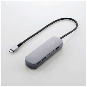 エレコム ELECOM USB Type C ドッキングステーション ハブ 5-in-1 PD 90W出力 シルバー DST-C18SV エレコム ELECOM USB Type C ドッキングステーション ハブ 5-in-1 PD 90W出力 シルバー DST-C18SV