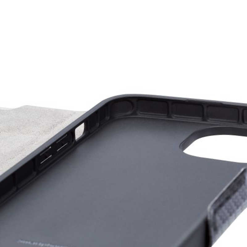 エレコム　ELECOM エレコム　ELECOM iPhone 14 6.1インチ レザーケース/手帳型/UltraSlim/薄型/磁石付き/カーボン調(ブラック) PM-A22APLFUCB PM-A22APLFUCB