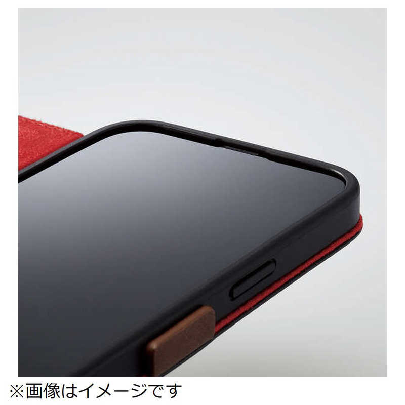 エレコム　ELECOM エレコム　ELECOM iPhone 14 Pro Max 6.7インチ レザーケース/手帳型/耐衝撃/磁石付き/ステッチ/ブラック PM-A22DPLFYBK PM-A22DPLFYBK