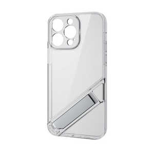 エレコム　ELECOM iPhone 14 Pro Max 用 ケース ハイブリッド カバー カメラレンズ保護設計 スタンド機能付(縦・横置き) 背面クリア 極 クリア PMCA22DHVST1KCR
